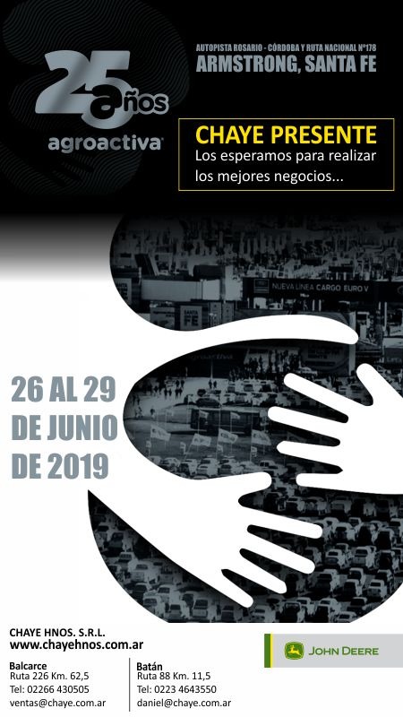 AGROACTIVA 2019 - CHAYE HNOS SRL PRESENTE